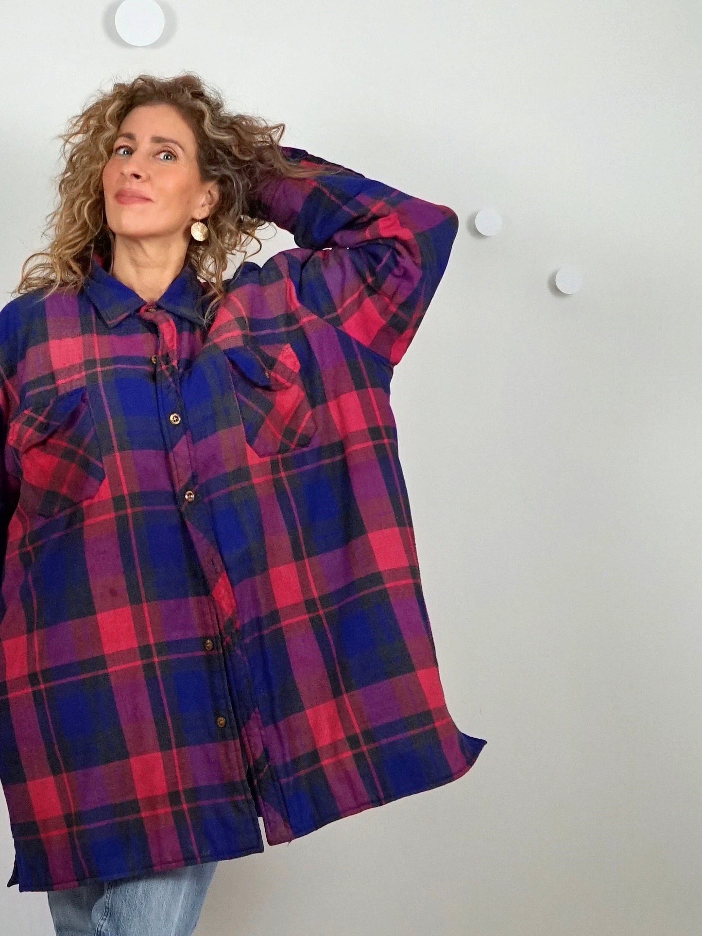 Vintage 80's Plaid Flannel Jacket-closiTherapi | vinTage