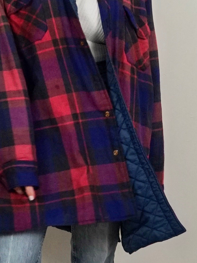 Vintage 80's Plaid Flannel Jacket-closiTherapi | vinTage