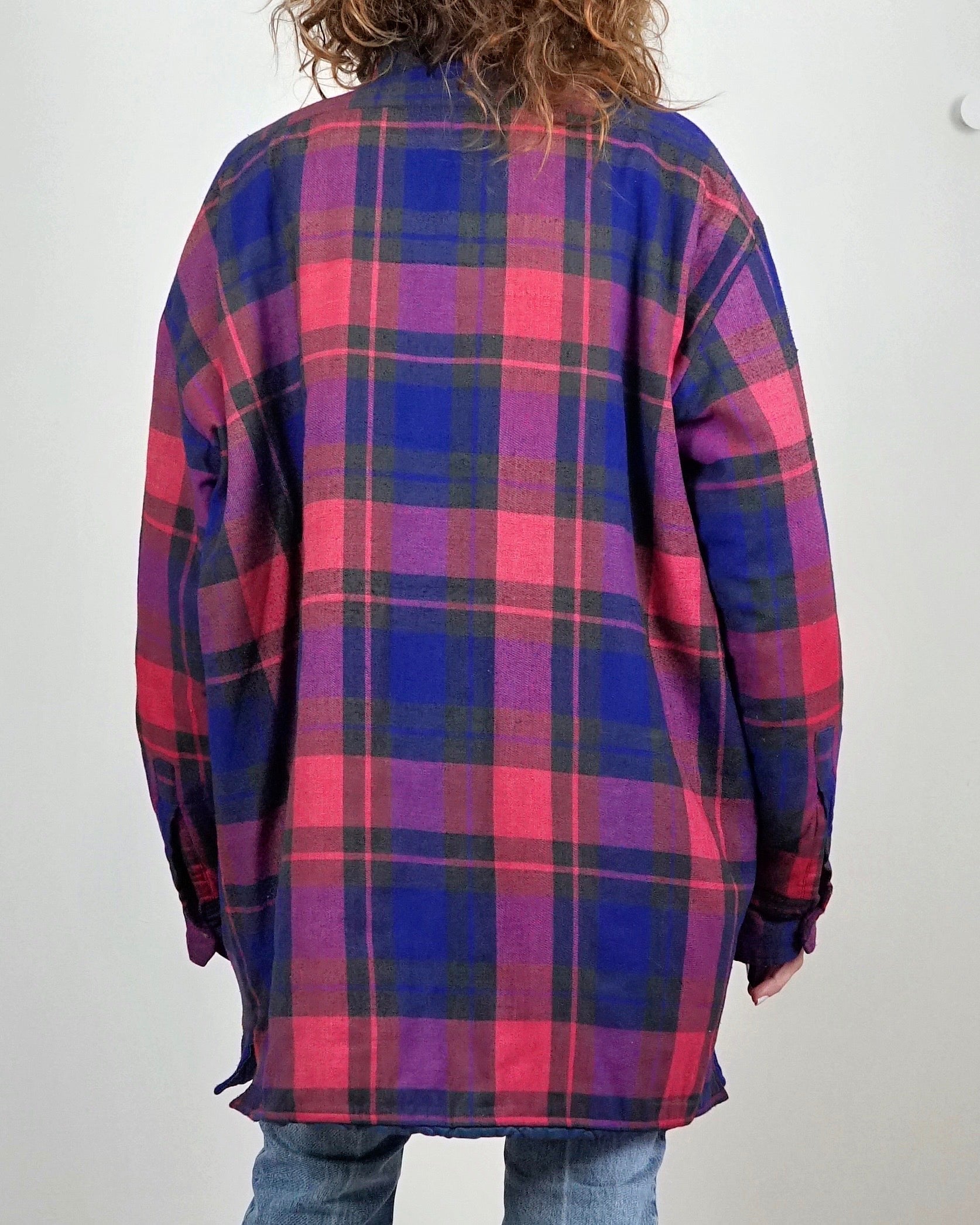 Vintage 80's Plaid Flannel Jacket – therapi