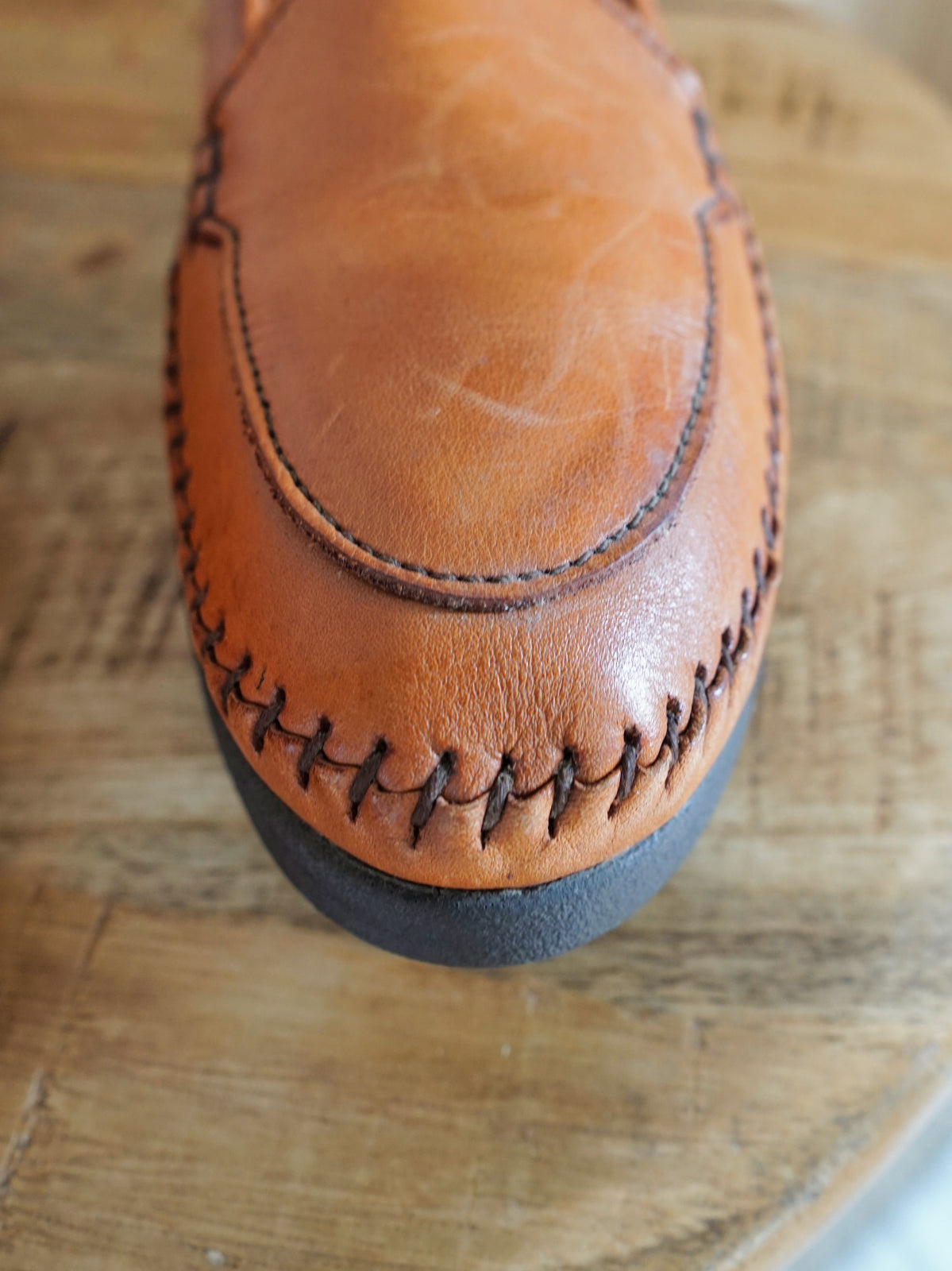 Vintage 90's Dexter Leather Whipstitch Shoes / 8.5-closiTherapi | vinTage