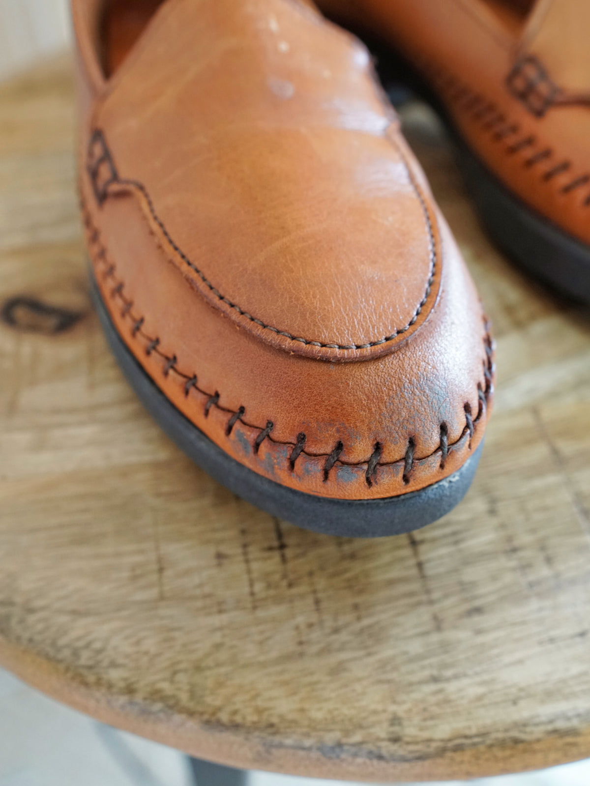 Vintage 90's Dexter Leather Whipstitch Shoes / 8.5-closiTherapi | vinTage