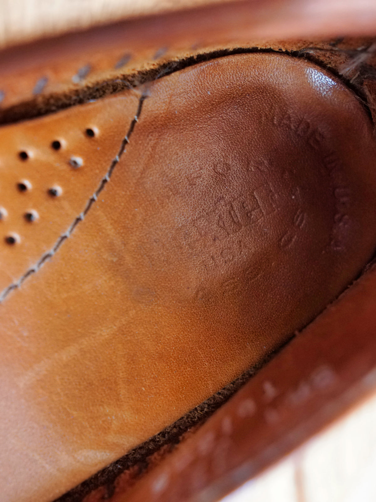 Vintage 90's Dexter Leather Whipstitch Shoes / 8.5-closiTherapi | vinTage