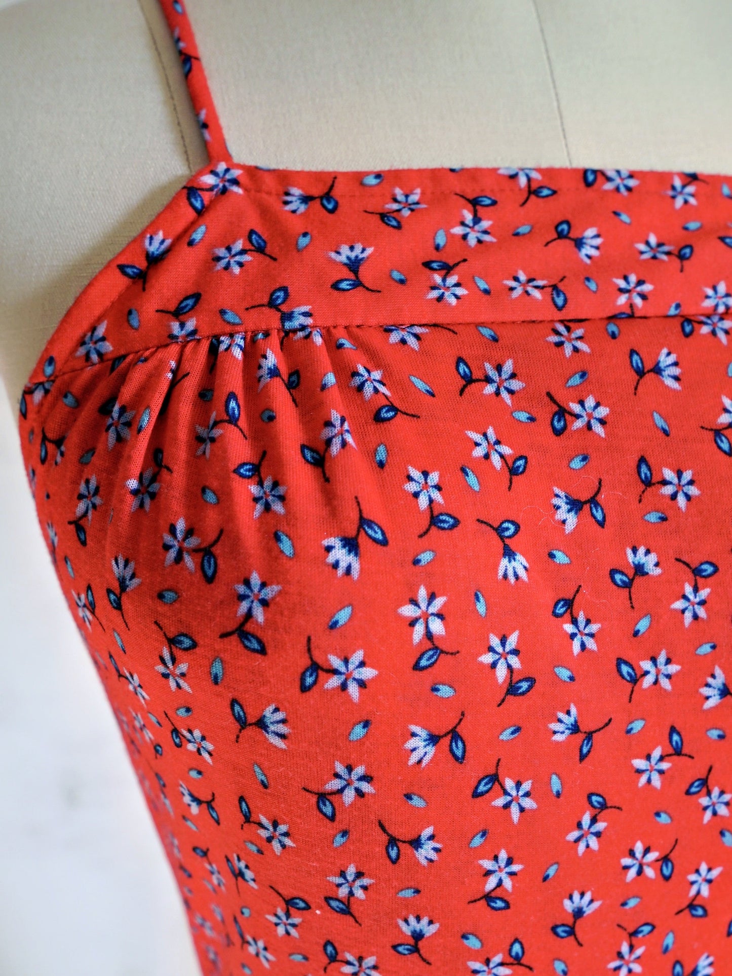Vintage Floral Tie Back Dress-closiTherapi | vinTage