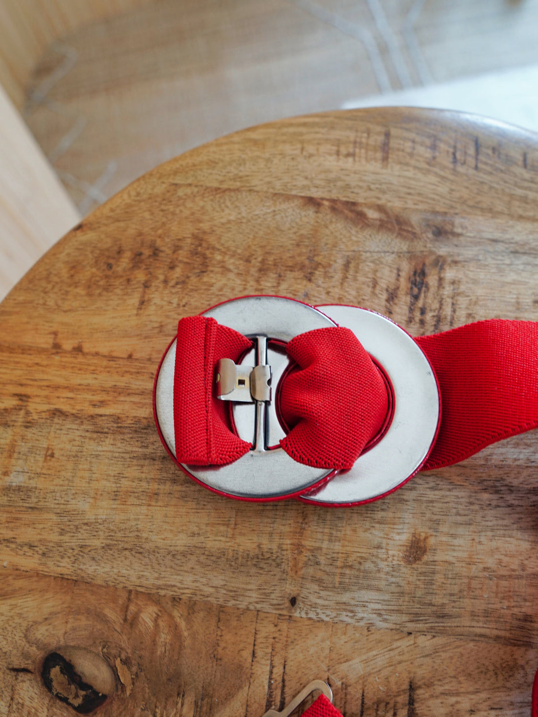 Vintage Lipstick Red Stretch Belt-closiTherapi | vinTage