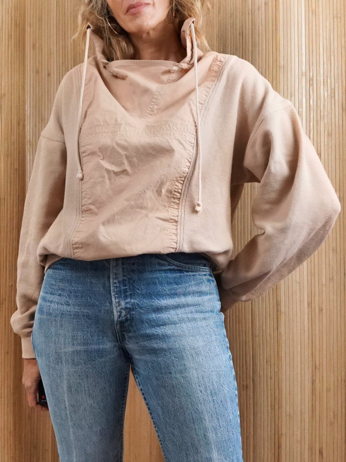 Vintage Neutral Sand Sporty Top-closiTherapi | vinTage