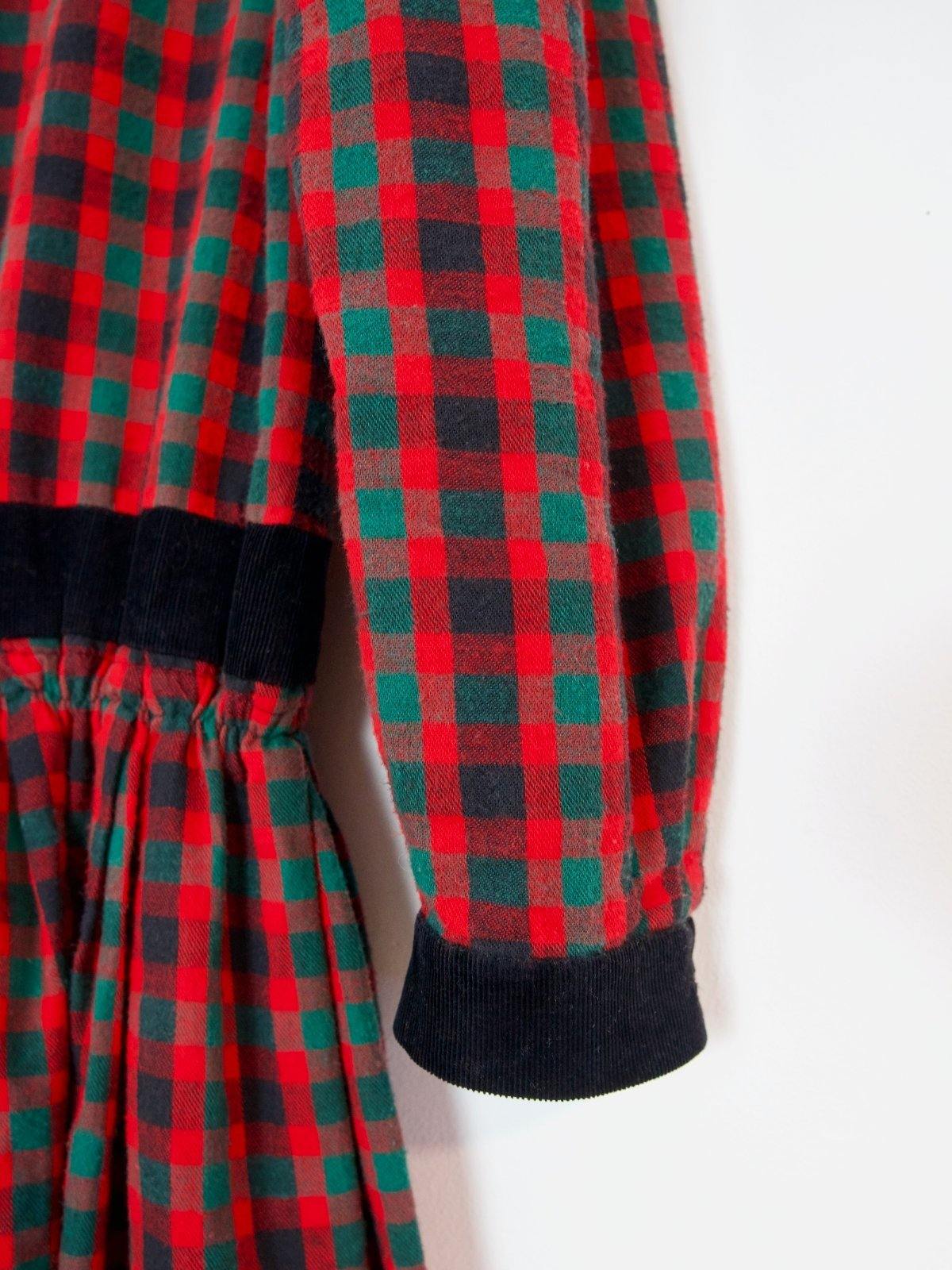 Vintage Red Plaid Flannel Dress Vintage Red Plaid Flannel Dress