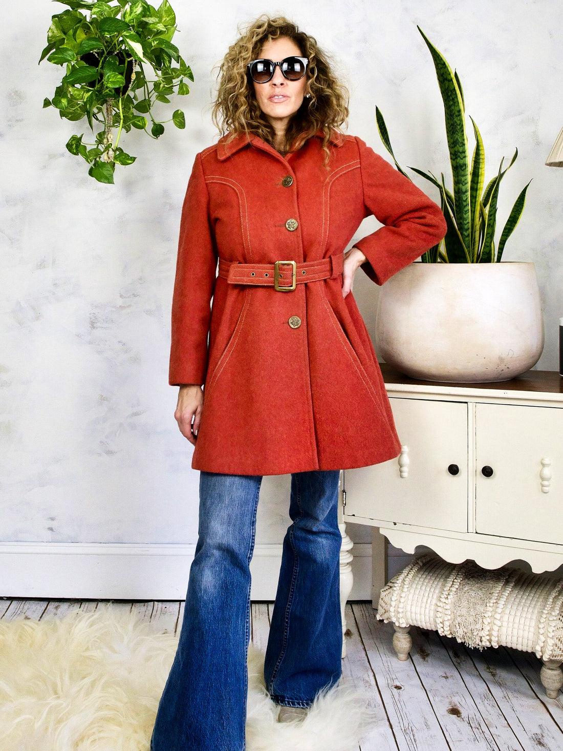 Vintage Sienna Mod Belted Coat-closiTherapi | vinTage