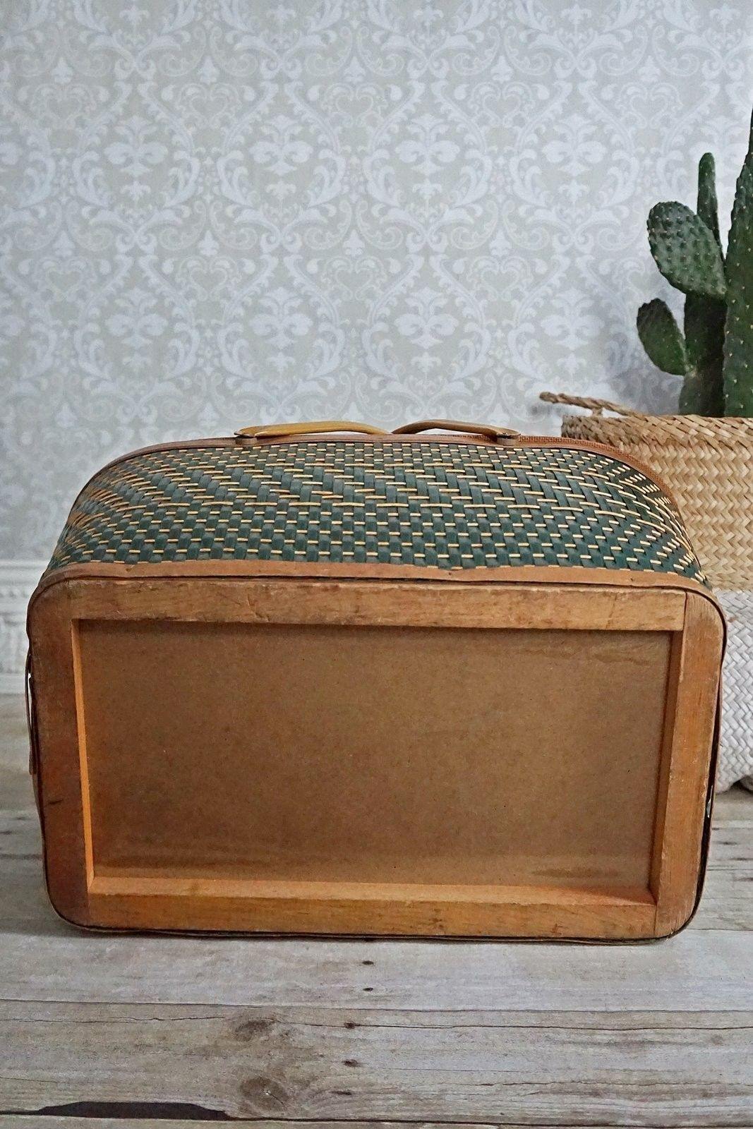 50's Wood Woven Picnic Basket-closiTherapi | vinTage