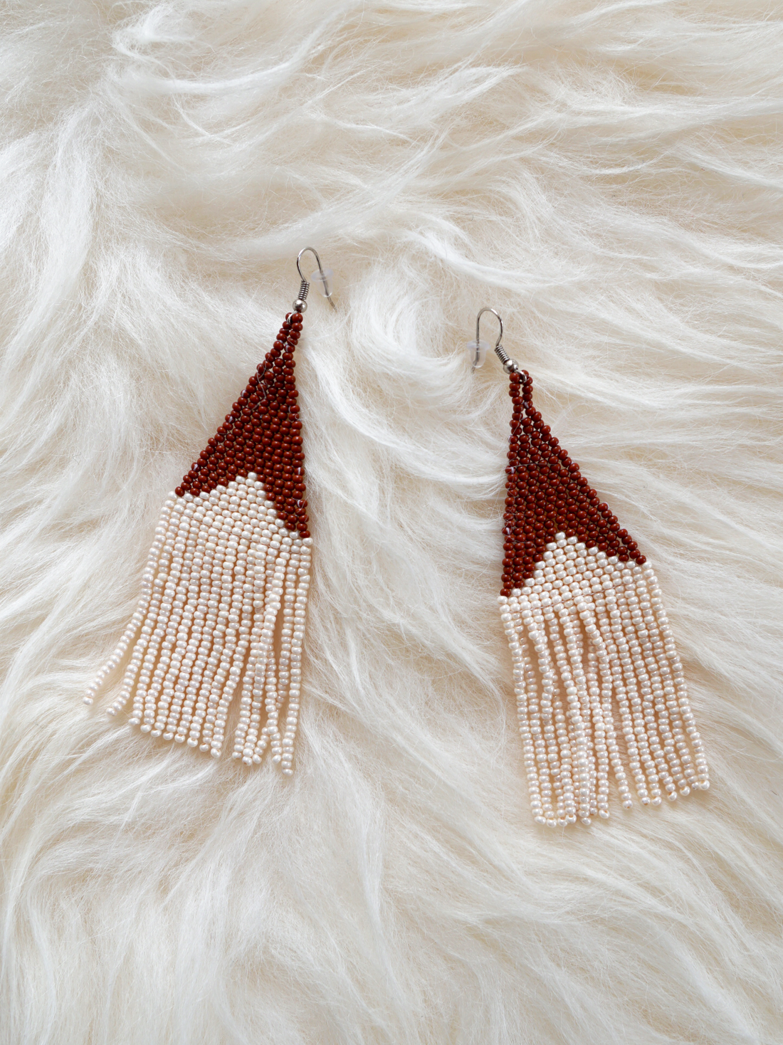 Beaded Fringe Earrings In Onda-closiTherapi | vinTage