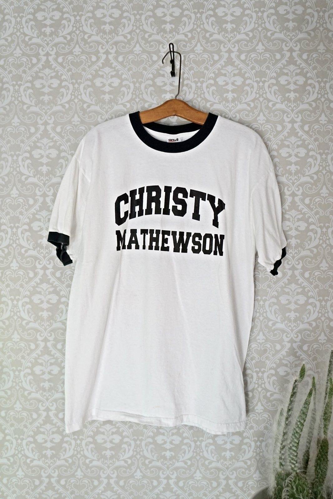 Christy Mathewson #13 Cotton Ringer Tee-closiTherapi | vinTage