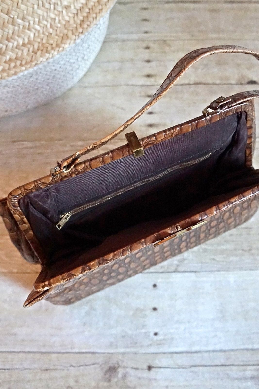 Embossed Crocodile Bag – therapi