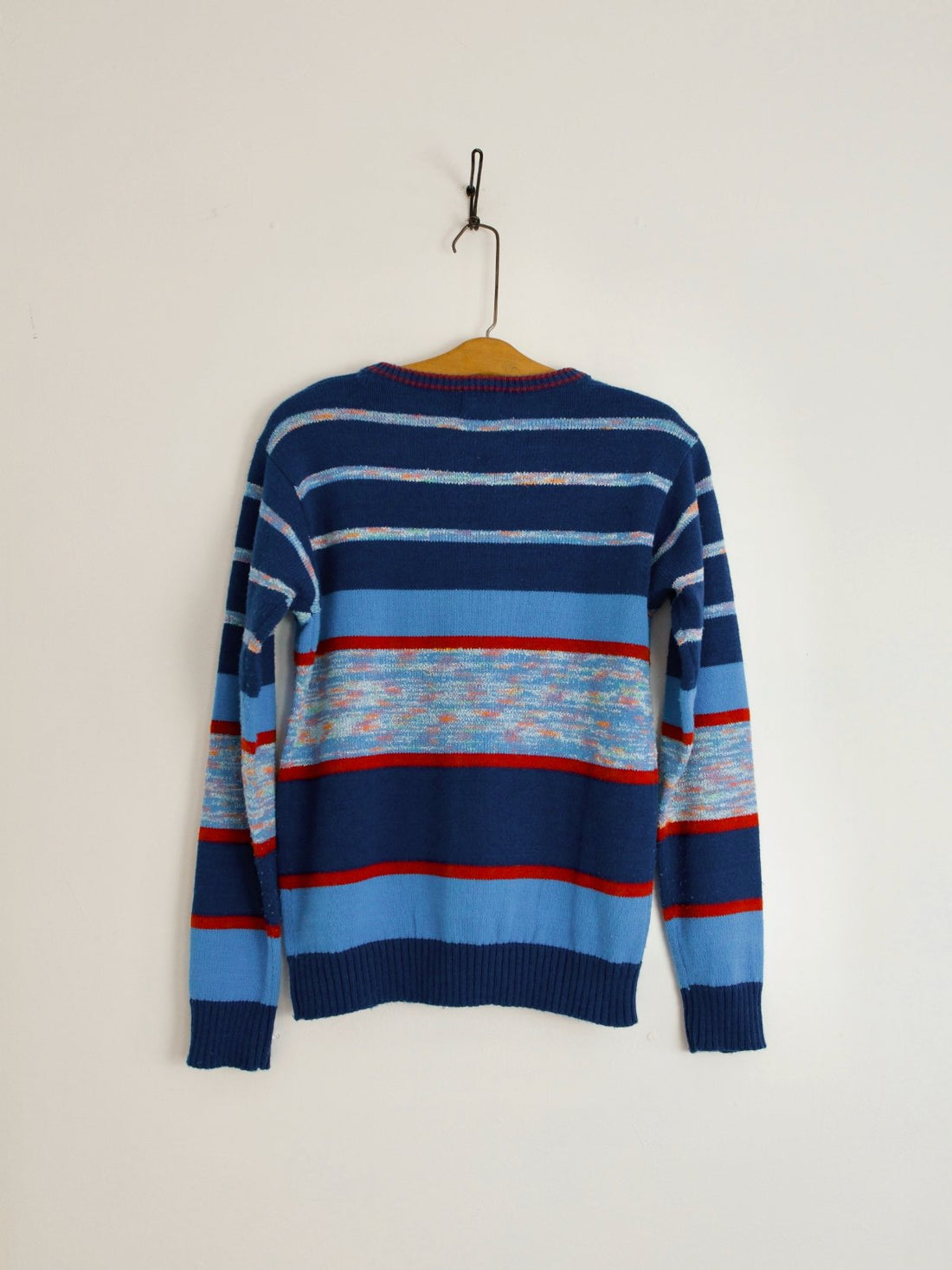 Marled Diamond Stripe Sweater-closiTherapi | vinTage