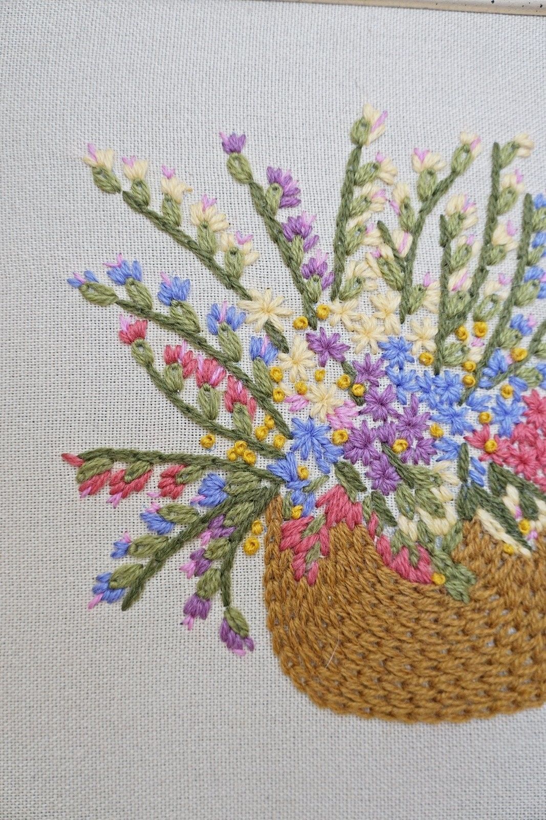 Needlepoint Bouquet Wall Art-closiTherapi | vinTage