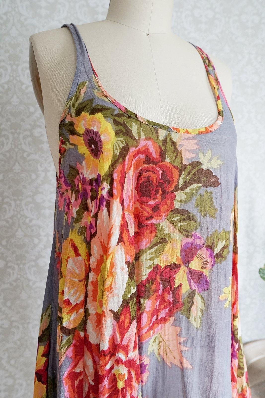Roses Bohemian Tent Dress-closiTherapi | vinTage