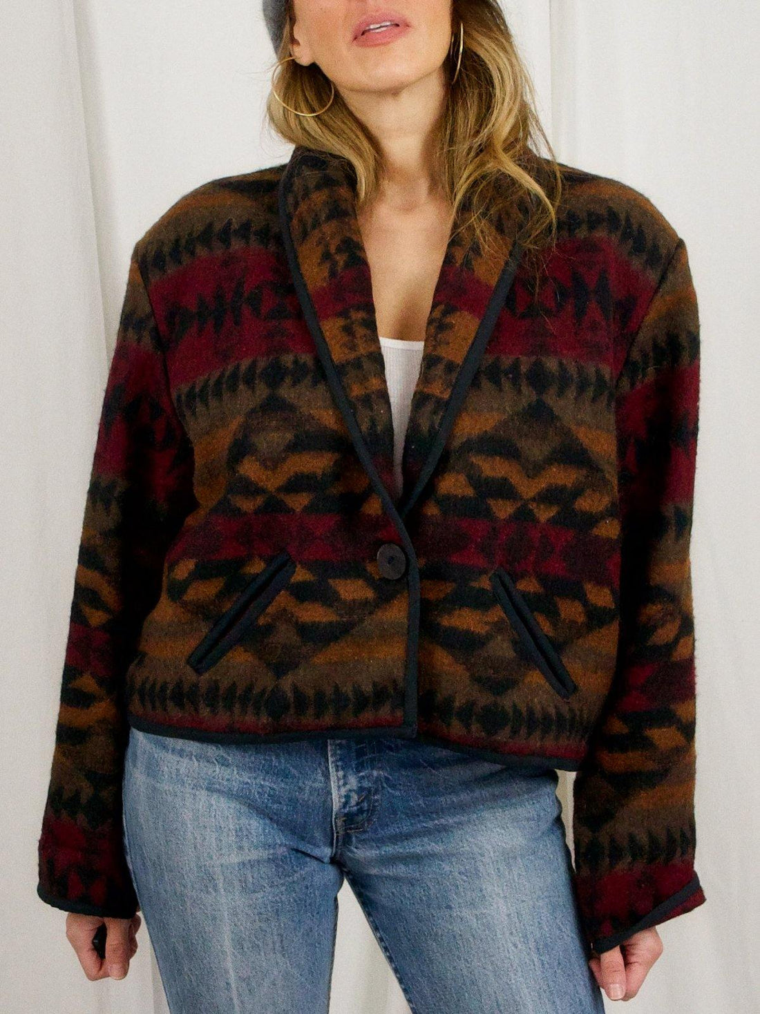 Southwestern Desert Crop Jacket-closiTherapi | vinTage