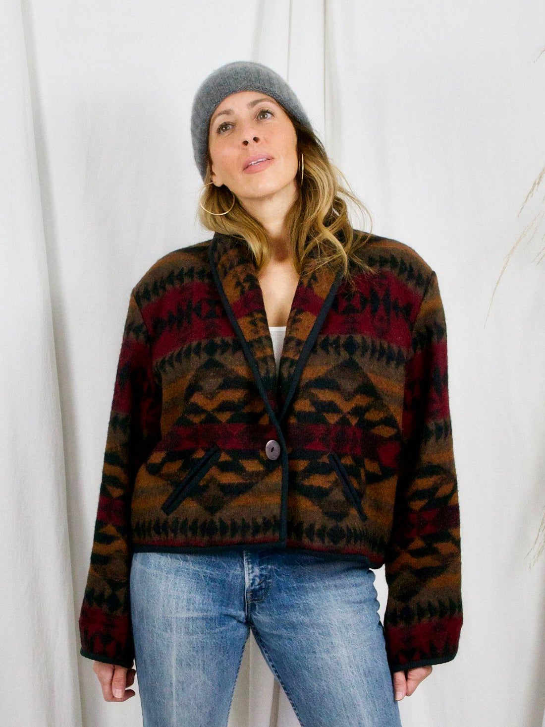 Southwestern Desert Crop Jacket-closiTherapi | vinTage