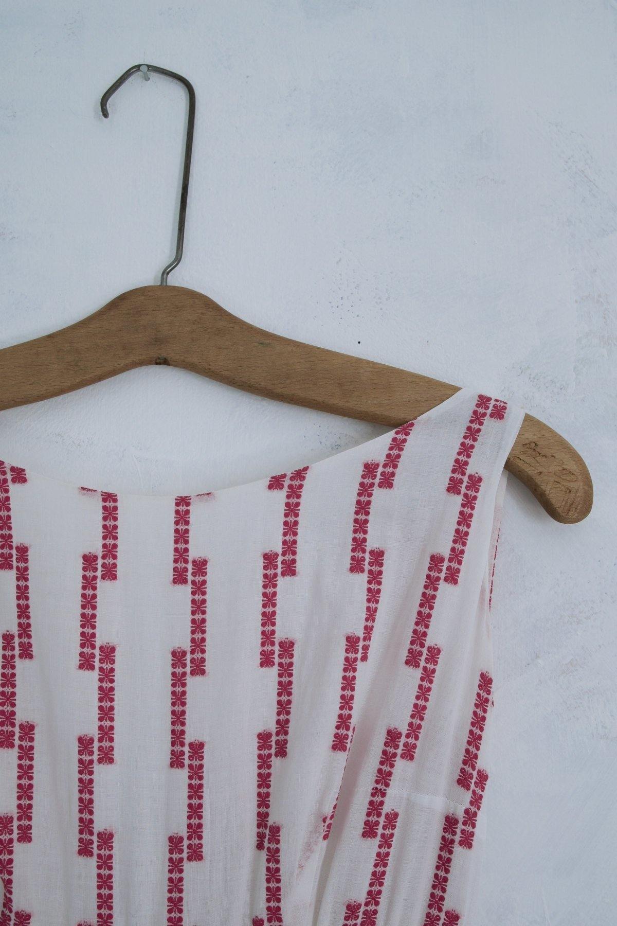 Vintage 50's Cotton Embroidered Day Dress-closiTherapi | vinTage