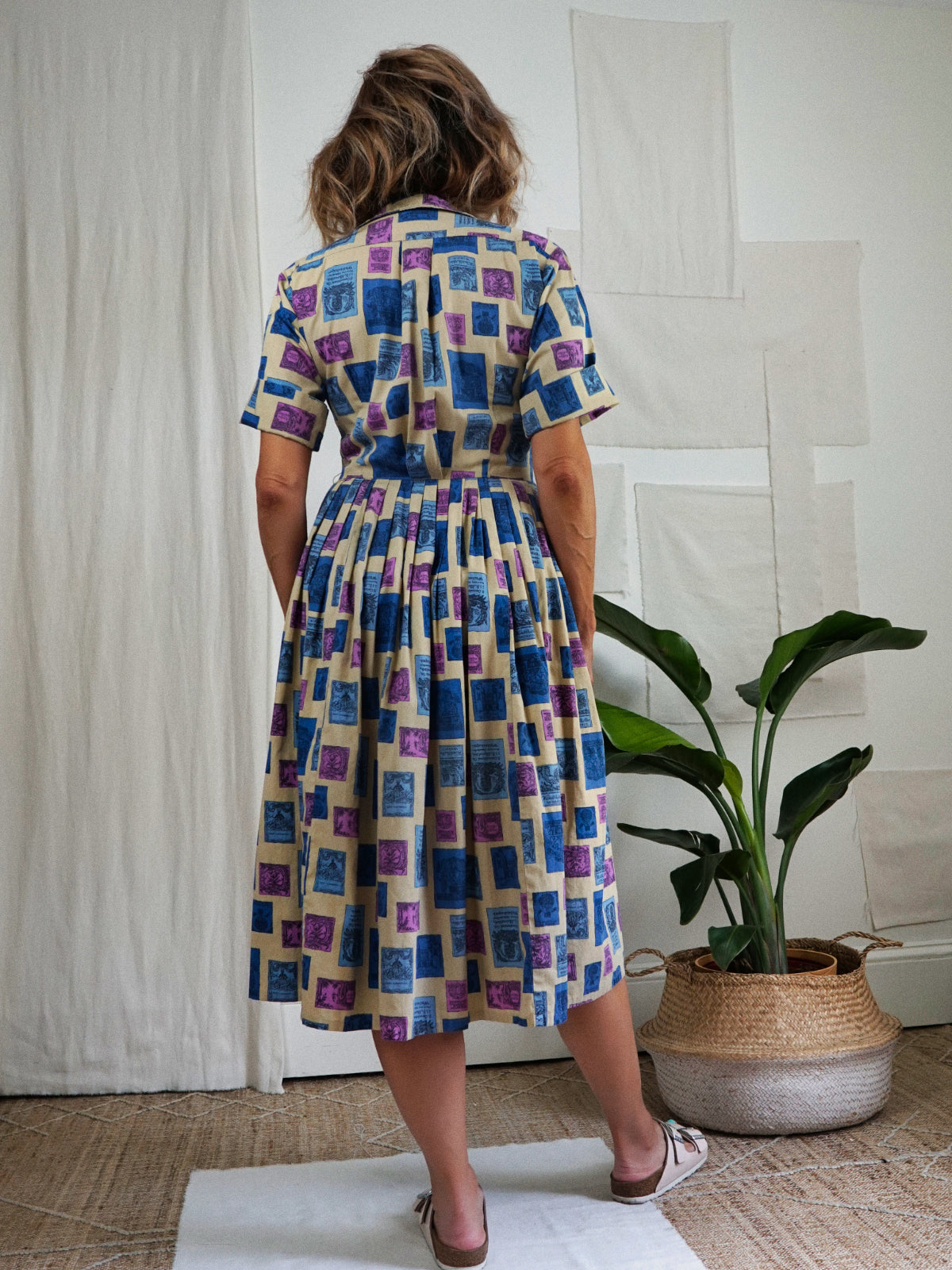 Vintage 50's Novelty Print Dress-closiTherapi | vinTage