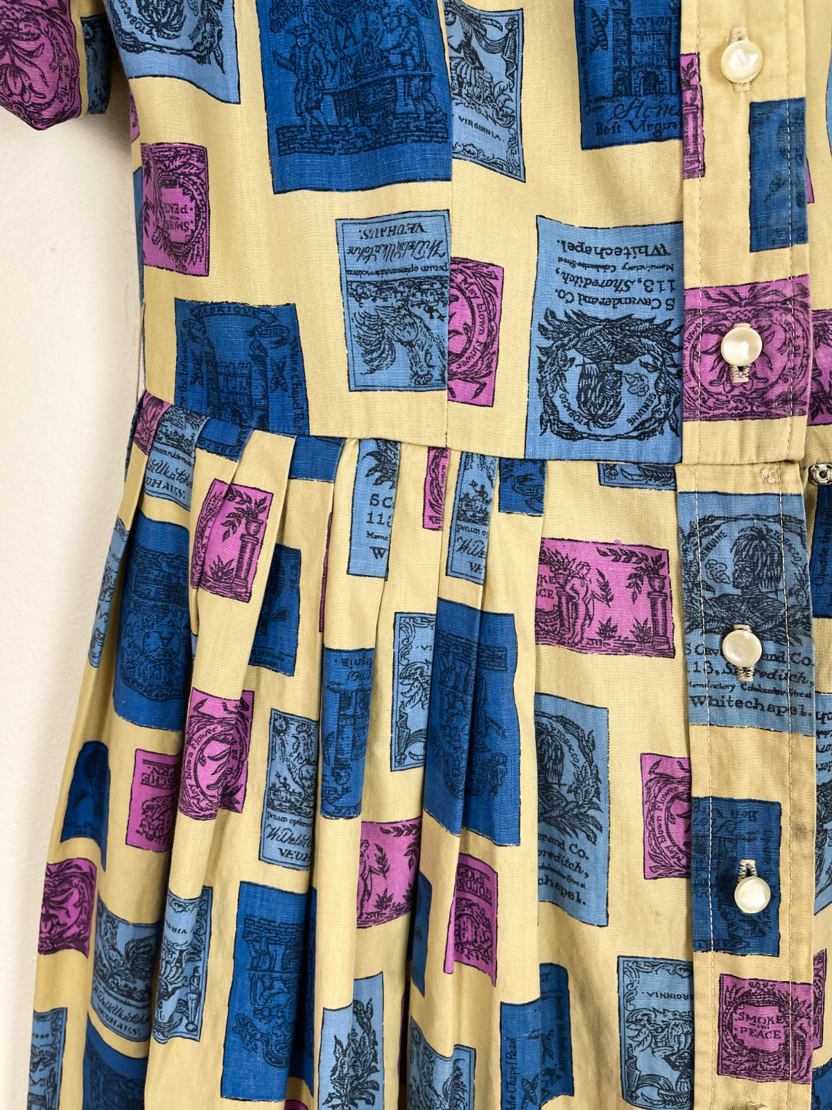 Vintage 50's Novelty Print Dress-closiTherapi | vinTage