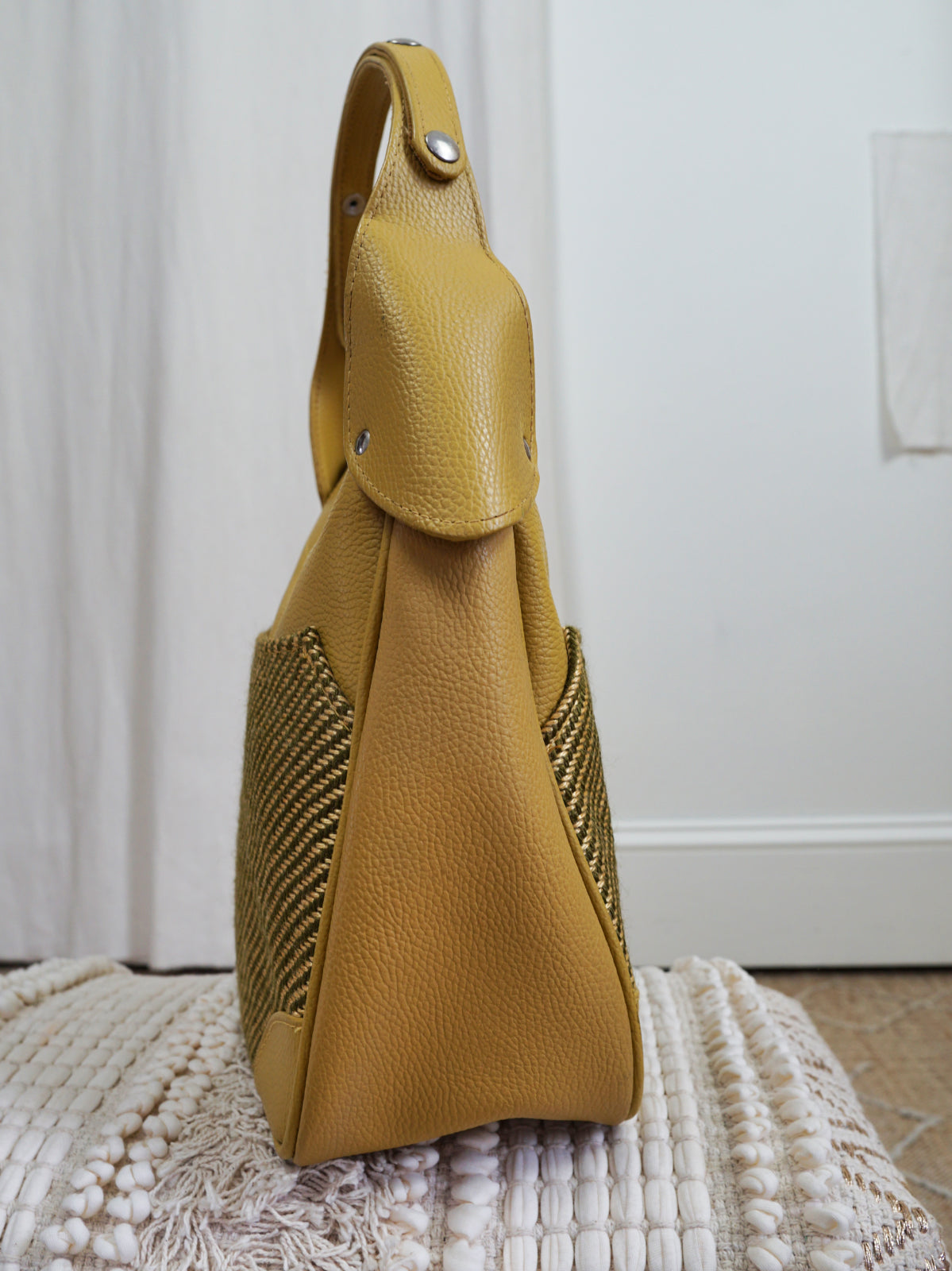 Vintage 60's Turmeric Travel Tote – therapi