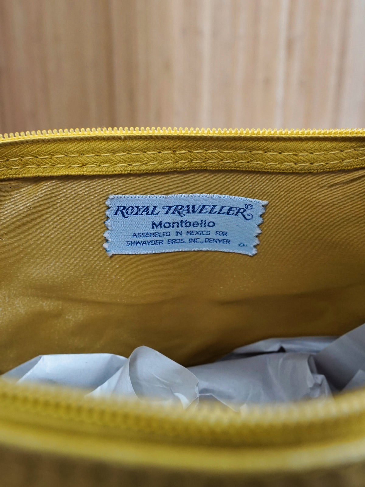 Vintage 60's Turmeric Travel Tote-closiTherapi | vinTage