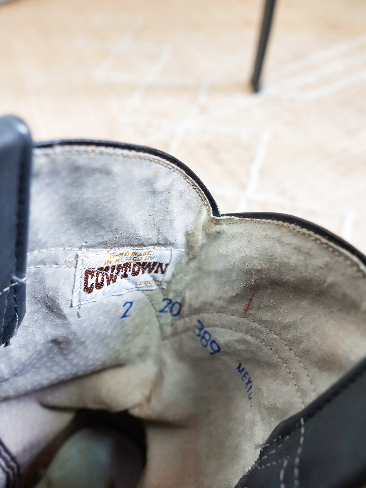 Vintage 70's Steel Gray Leather Western Roper Boots | 7.5-closiTherapi | vinTage