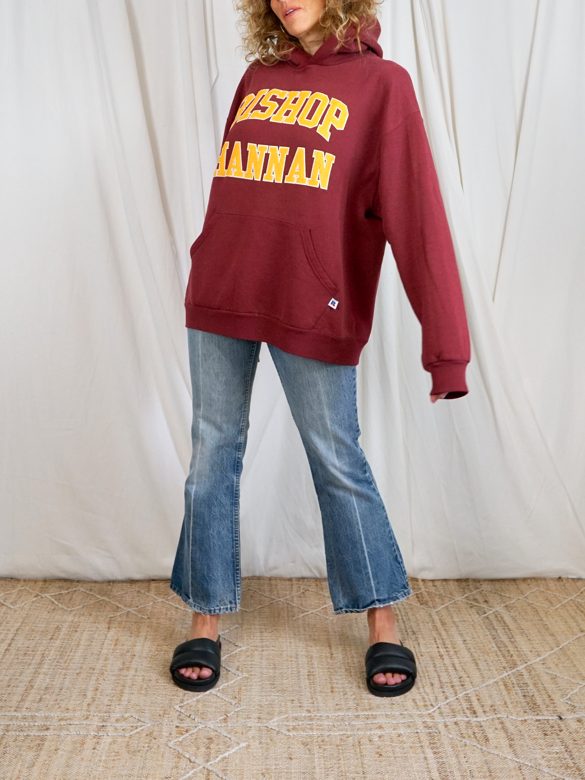 Vintage 80's Bishop Hannan Gym Sweatshirt-closiTherapi | vinTage