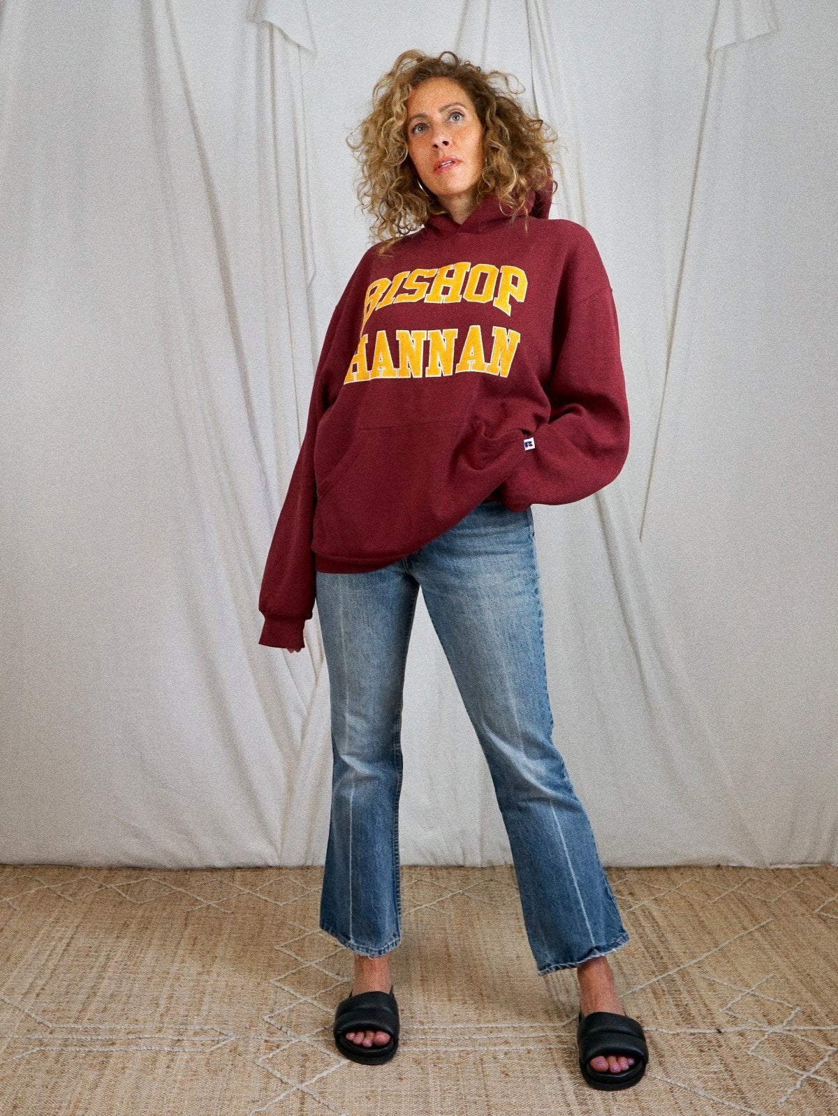 Vintage 80's Bishop Hannan Gym Sweatshirt-closiTherapi | vinTage