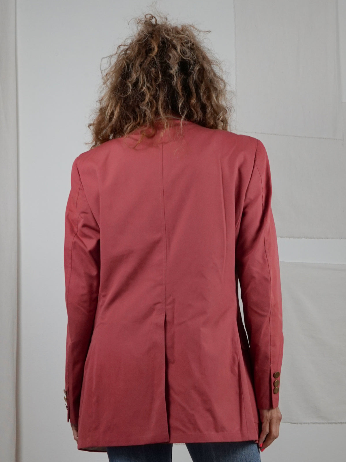 Vintage 80's Dusty Rose Monogram Blazer-closiTherapi | vinTage