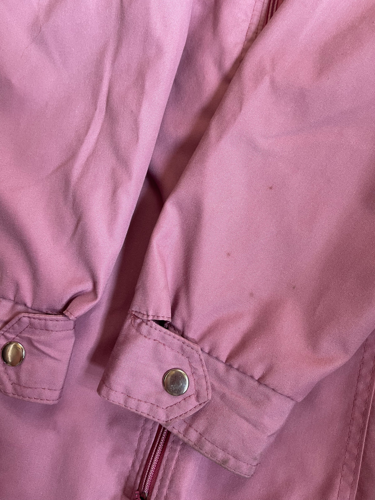 Vintage 80's Lilac Utility Zipper Jacket-closiTherapi | vinTage