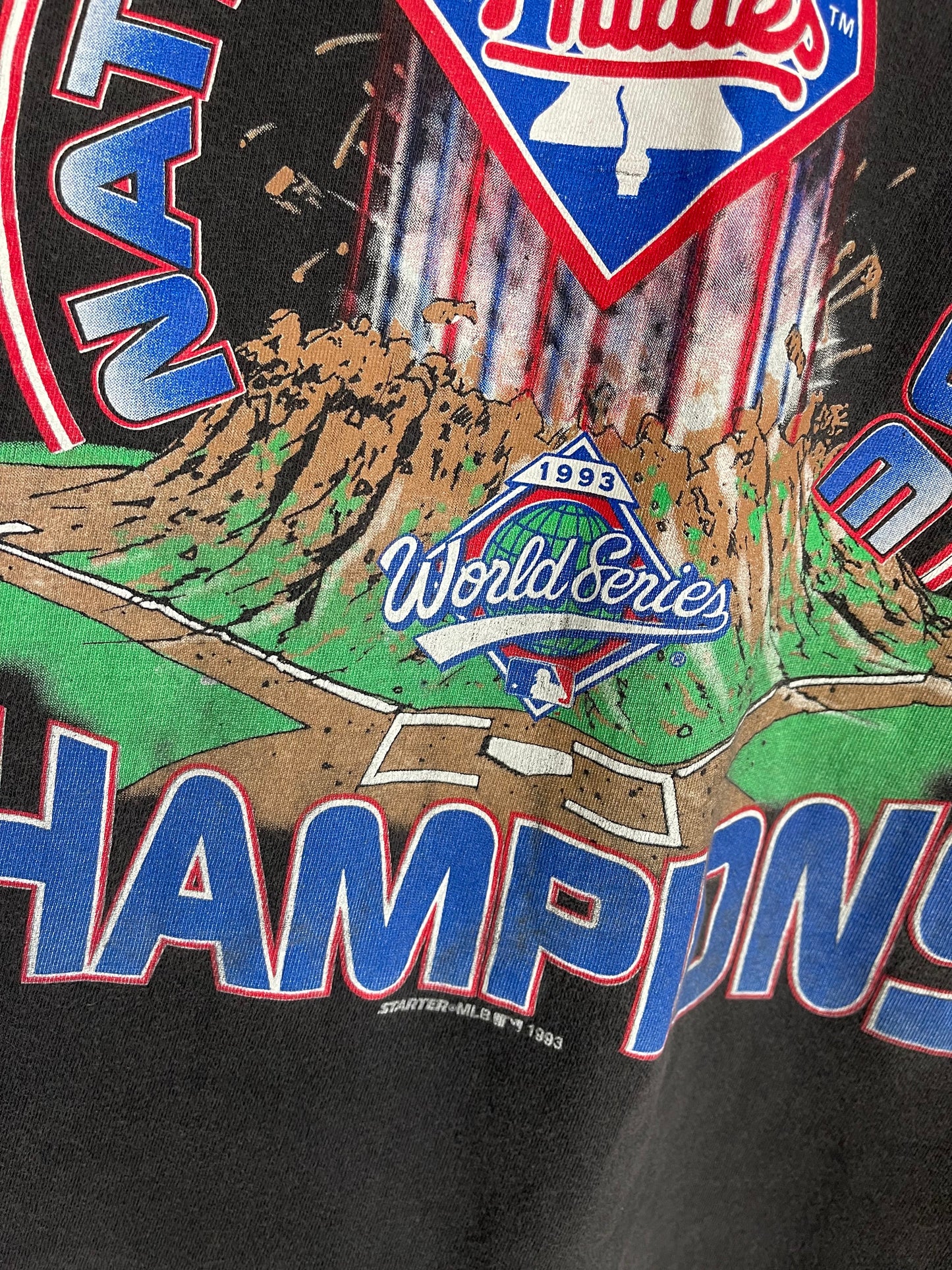Vintage 90's Philadelphia Phillies World Series Tee-closiTherapi | vinTage