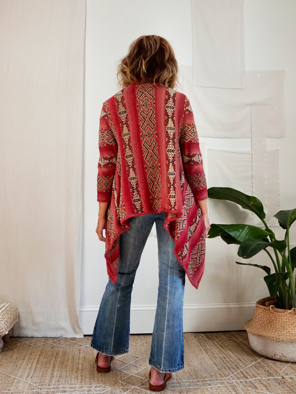 Vintage 90's Southwestern Desert Blanket Sweater-closiTherapi | vinTage