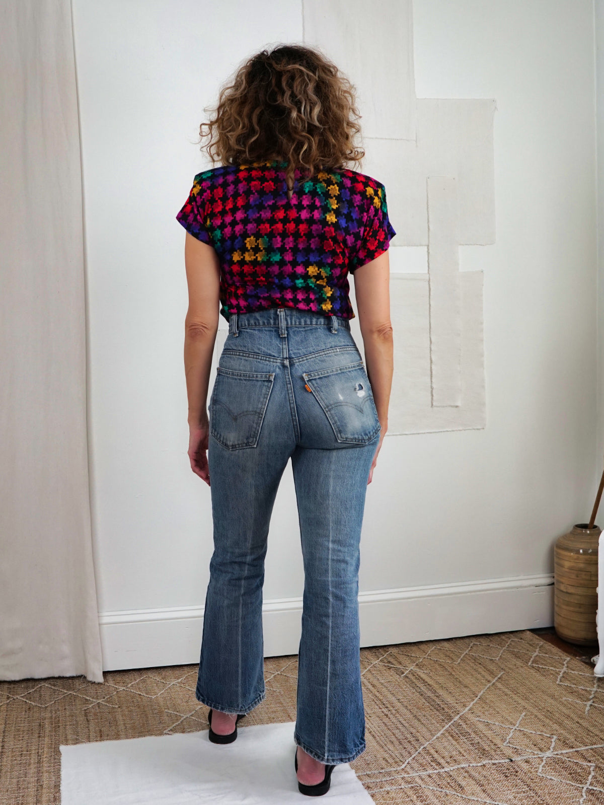 Vintage Abstract Rainbow Top-closiTherapi | vinTage