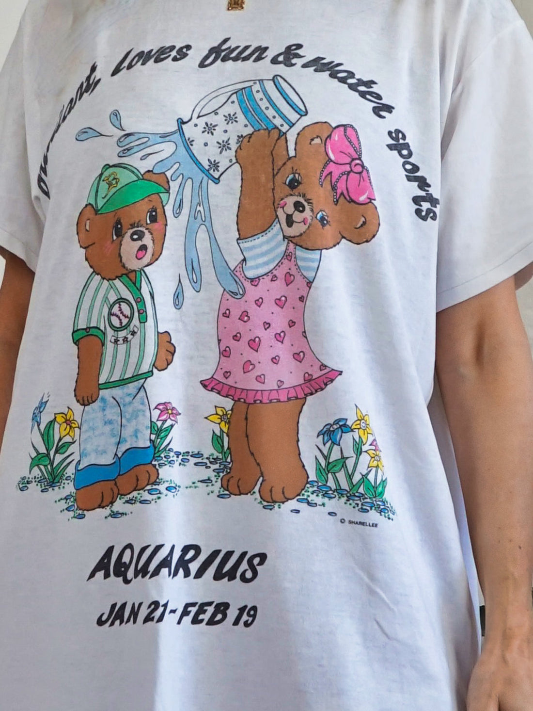 Vintage Aquarius Teddy Bear Sleepshirt-closiTherapi | vinTage