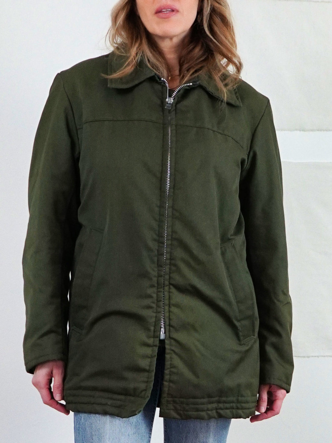 Vintage Army Green Workwear Jacket-closiTherapi | vinTage