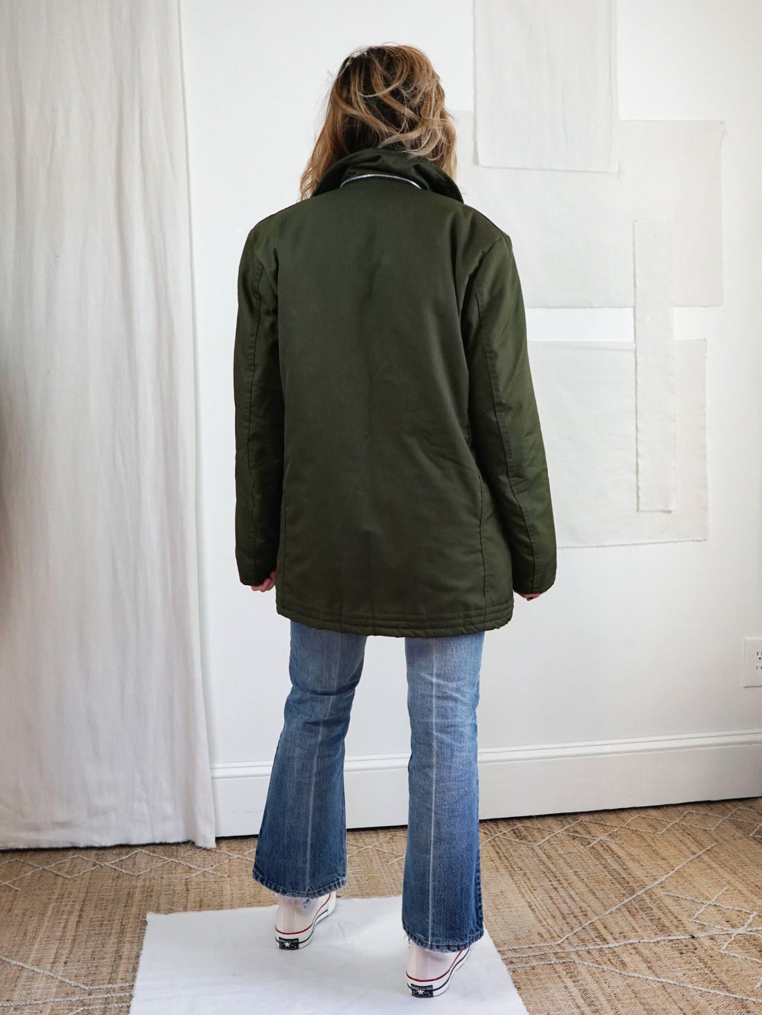 Vintage Army Green Workwear Jacket-closiTherapi | vinTage