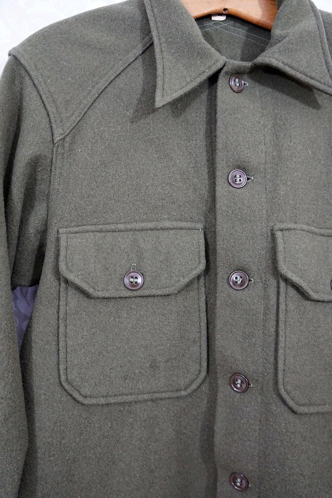 Vintage Army Issue Felted Wool Jacket-closiTherapi | vinTage