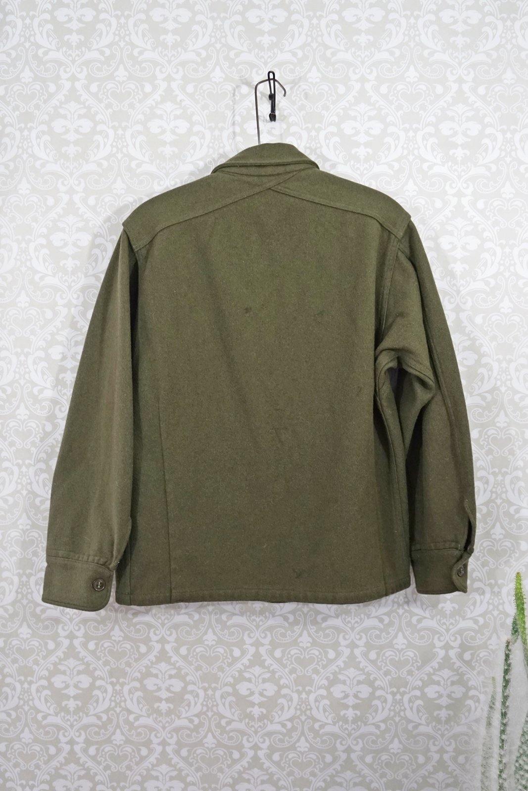 Vintage Army Issue Felted Wool Jacket-closiTherapi | vinTage