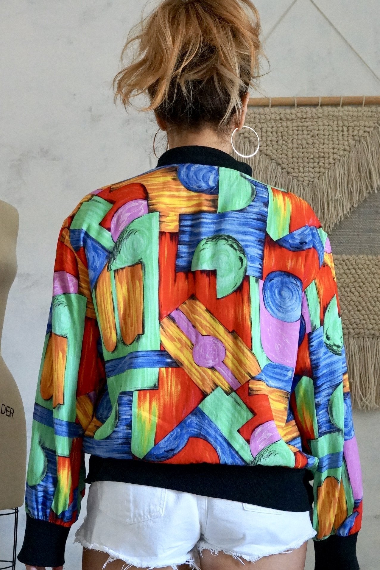 Vintage Bedazzled Rainbow Track Jacket-closiTherapi | vinTage