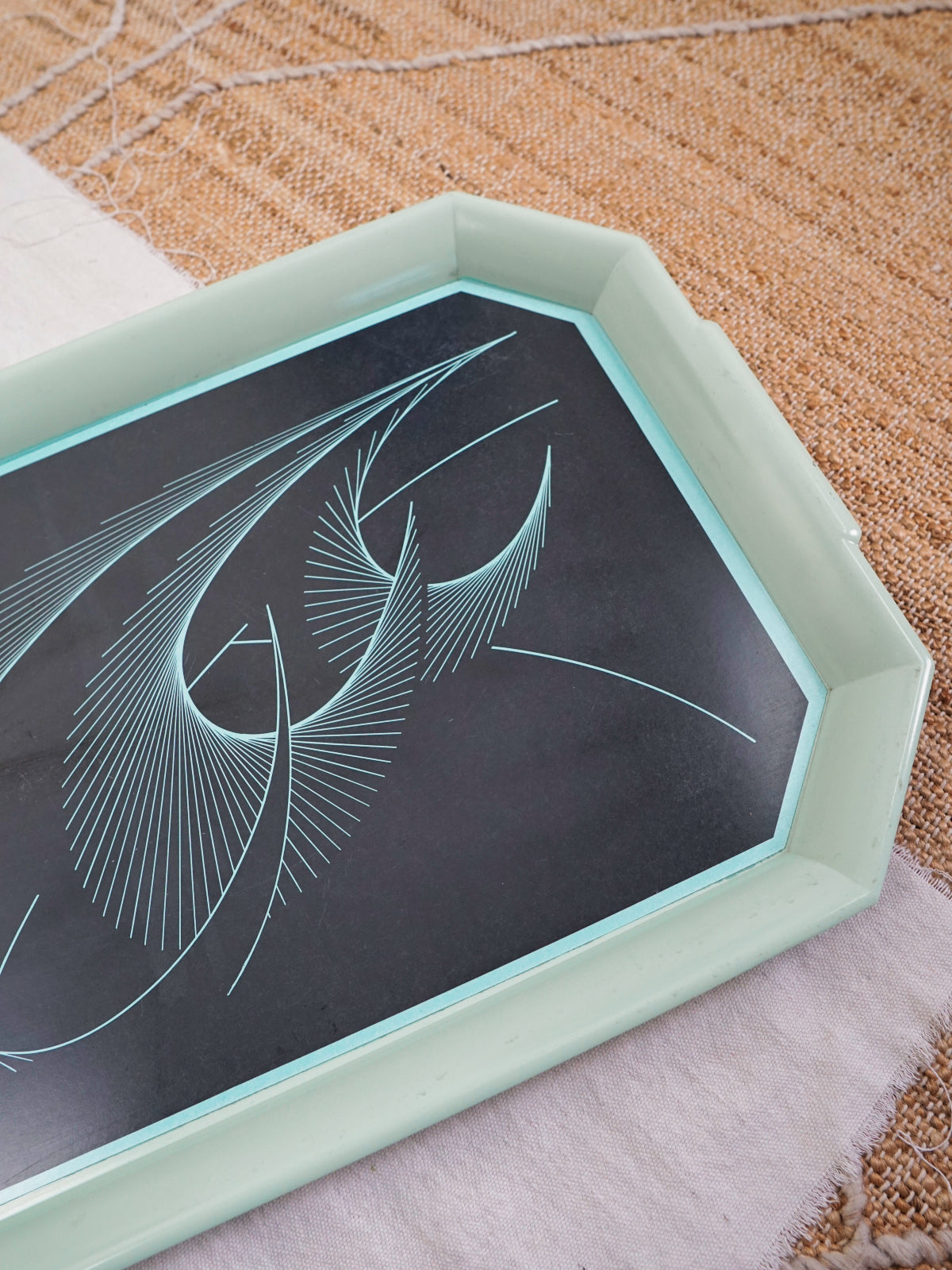 Vintage Boomerang Acrylic Serving Tray-closiTherapi | vinTage