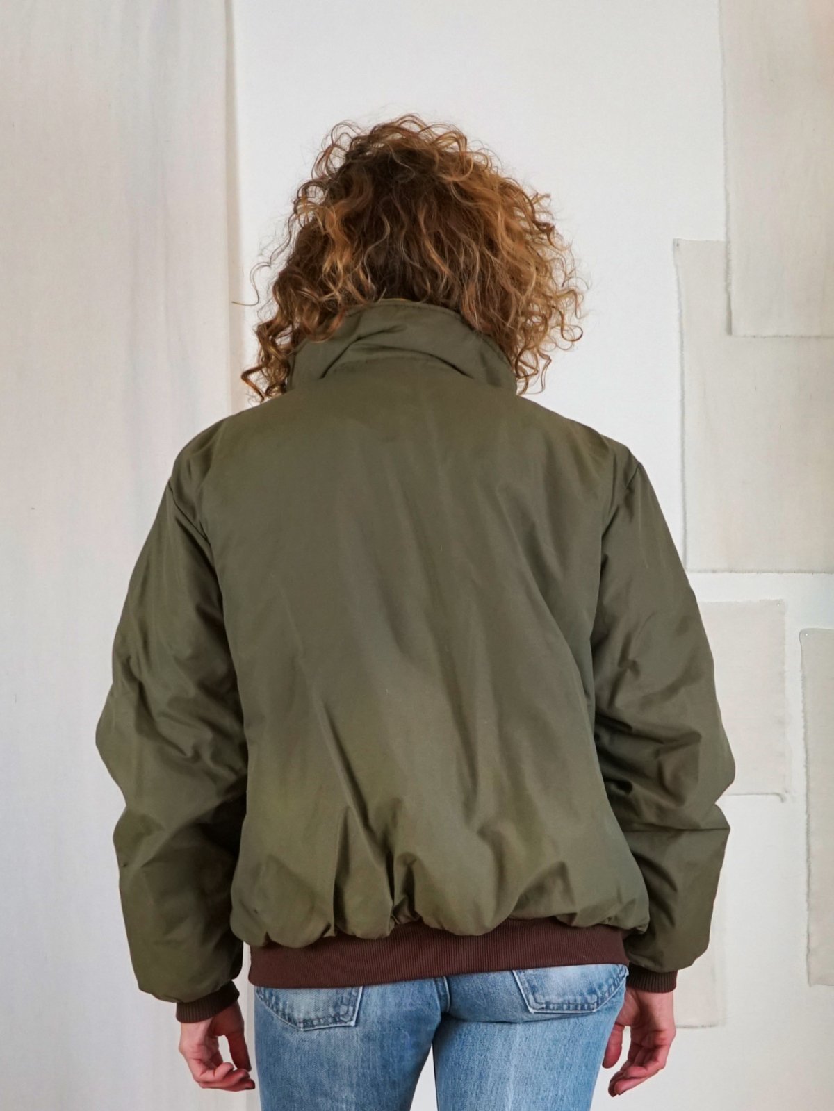 Vintage Camo Reversible Army Bomber Jacket-closiTherapi | vinTage