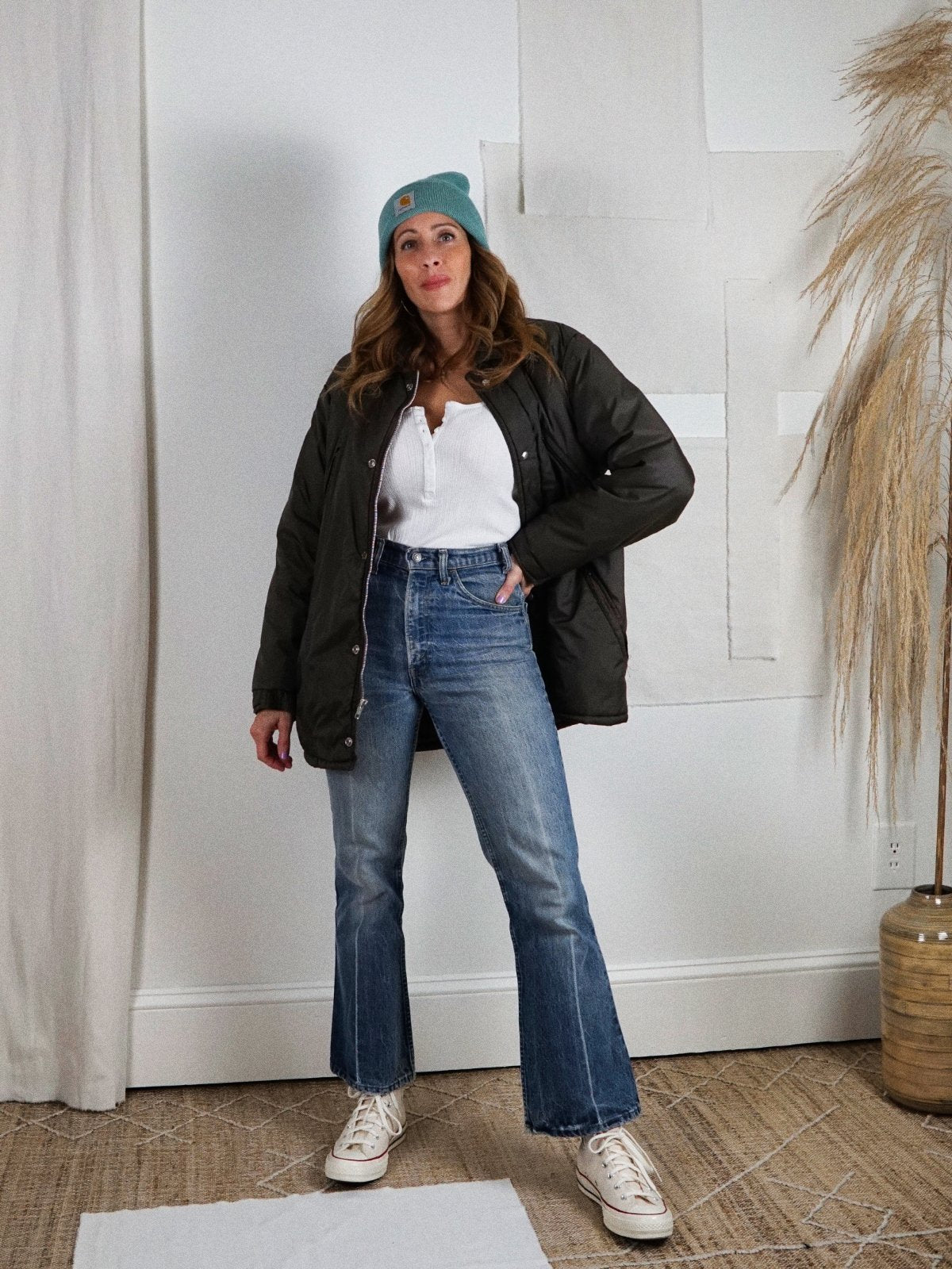 Vintage Carob Brown Snap Button Jacket-closiTherapi | vinTage