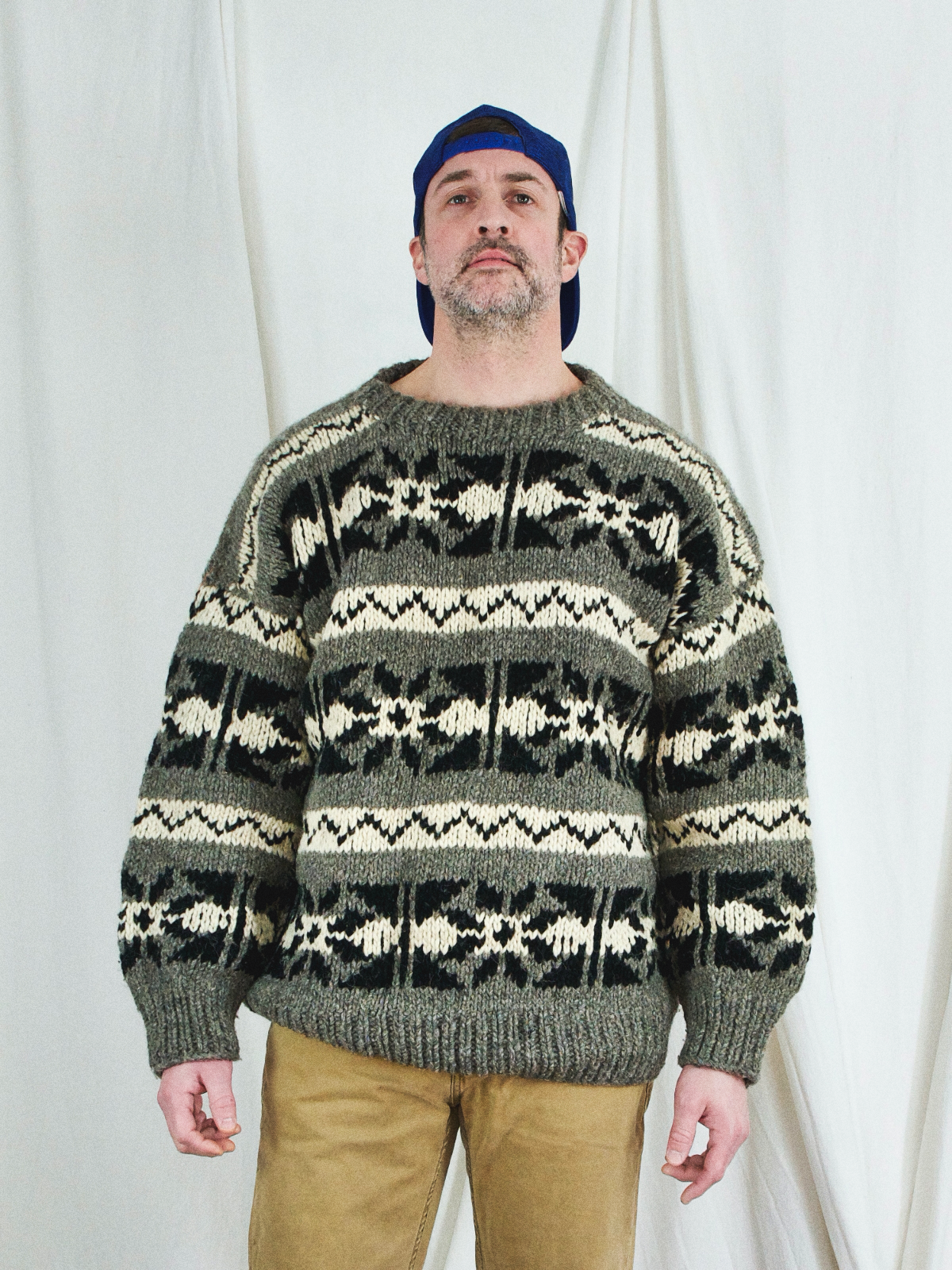 Vintage Chunky Knit Wool Sweater-closiTherapi | vinTage