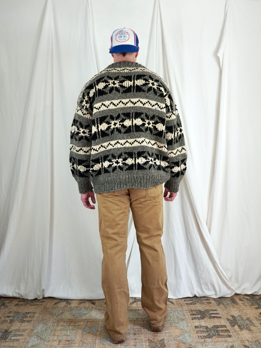 Vintage Chunky Knit Wool Sweater-closiTherapi | vinTage