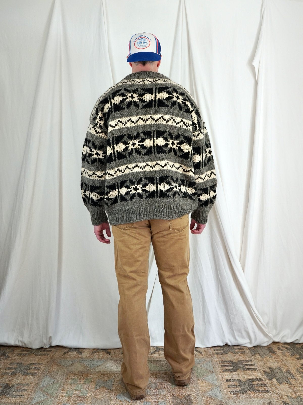 Vintage Chunky Knit Wool Sweater-closiTherapi | vinTage