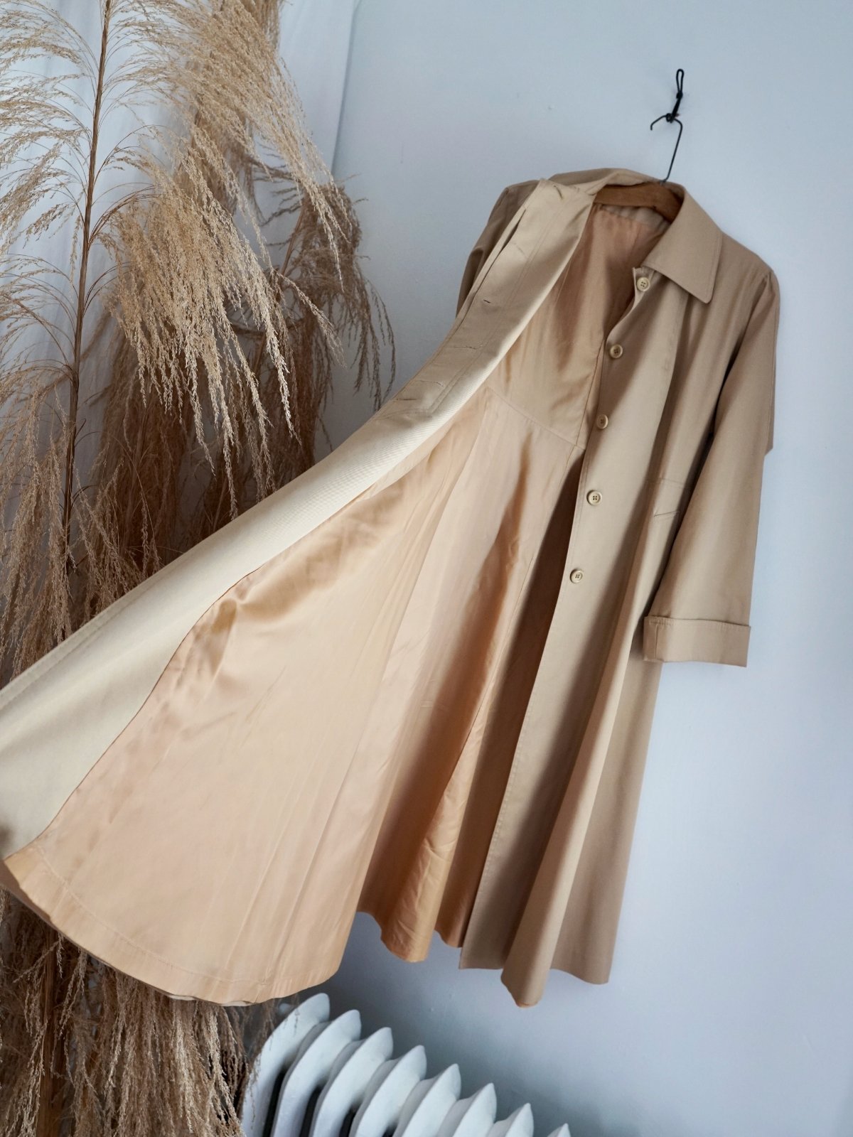 Vintage Classic Belted Trench Coat-closiTherapi | vinTage