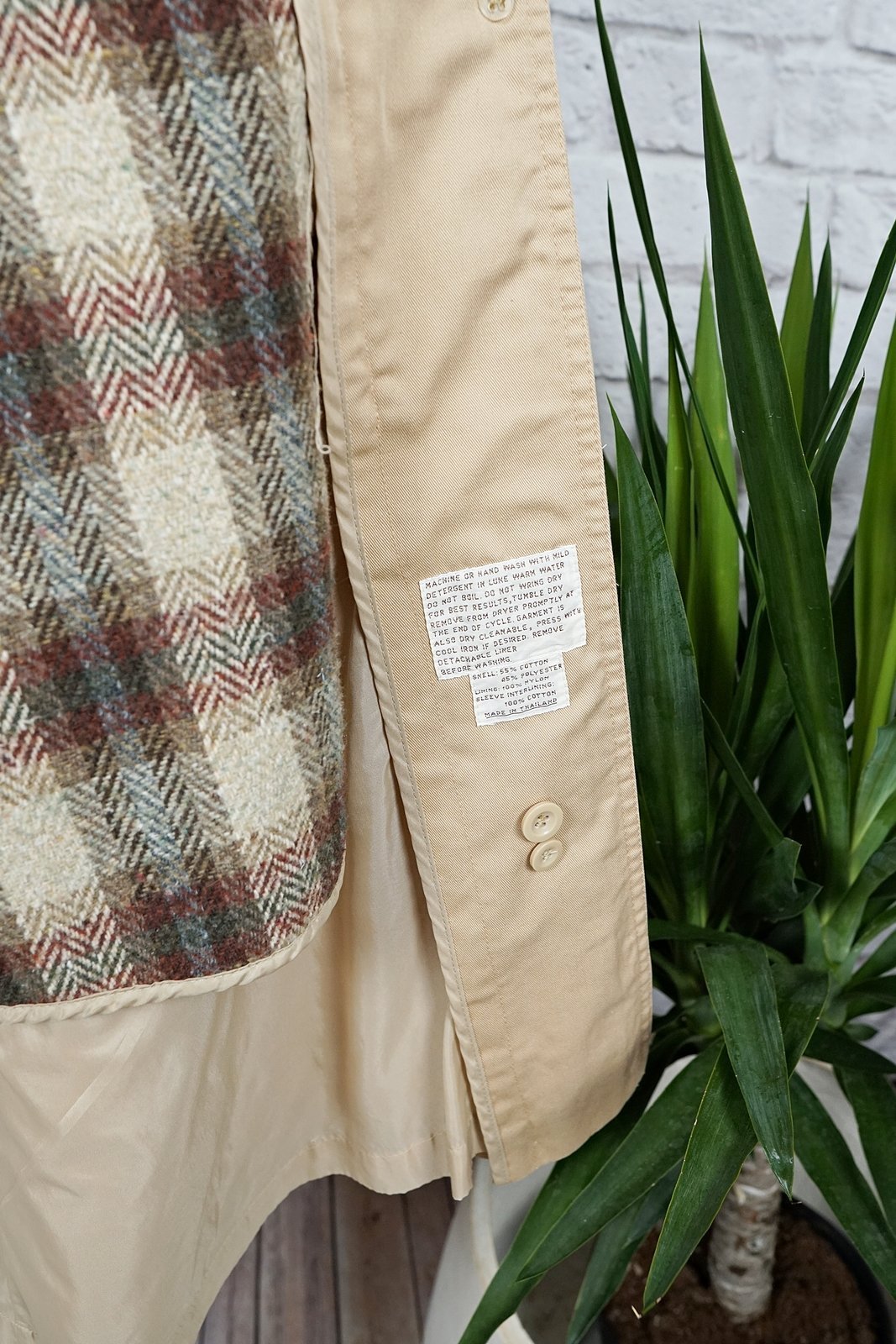 Vintage Classic Hooded Trench Coat-closiTherapi | vinTage