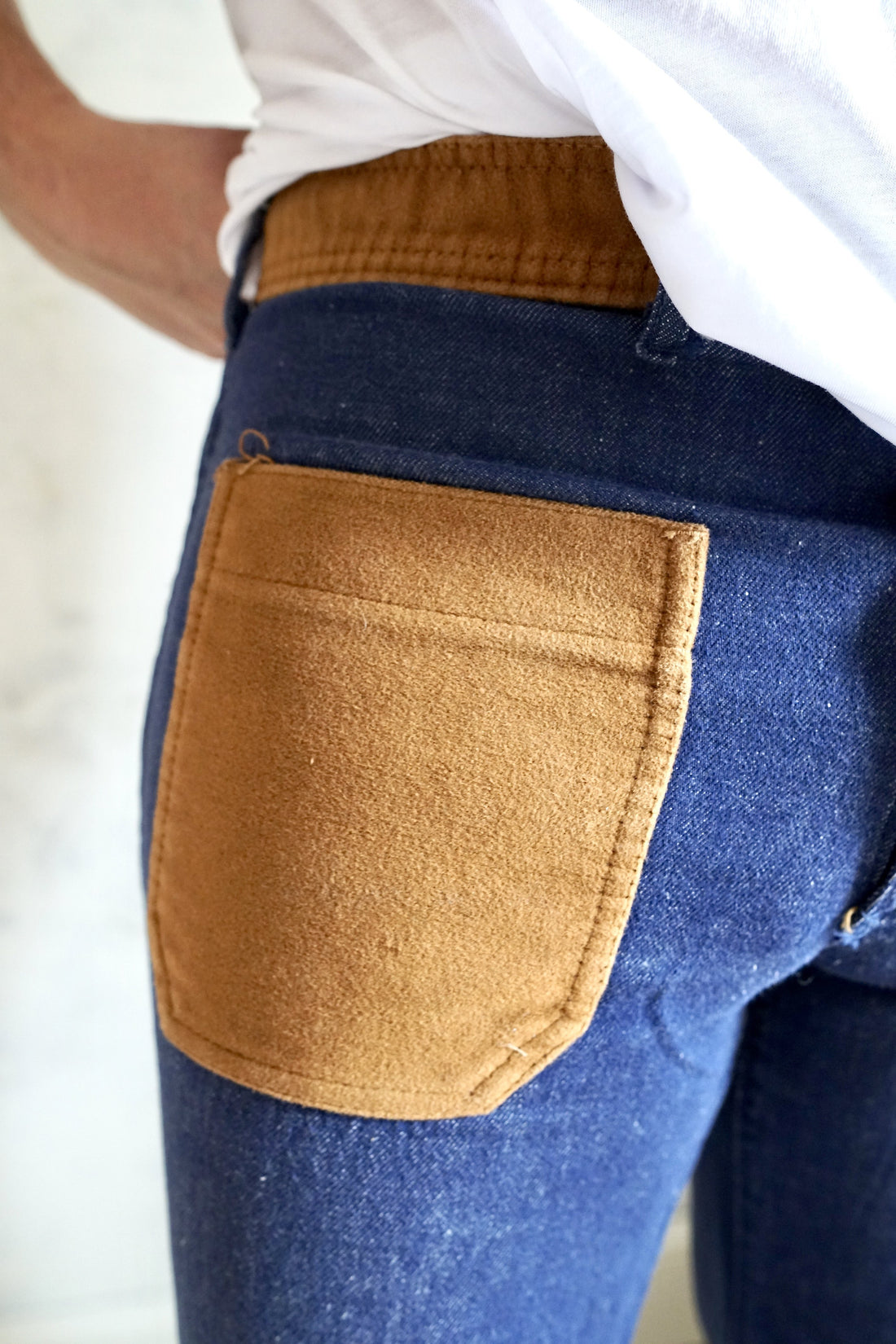 Vintage Contrast Pocket Denim Jeans - 33" Waist-closiTherapi | vinTage