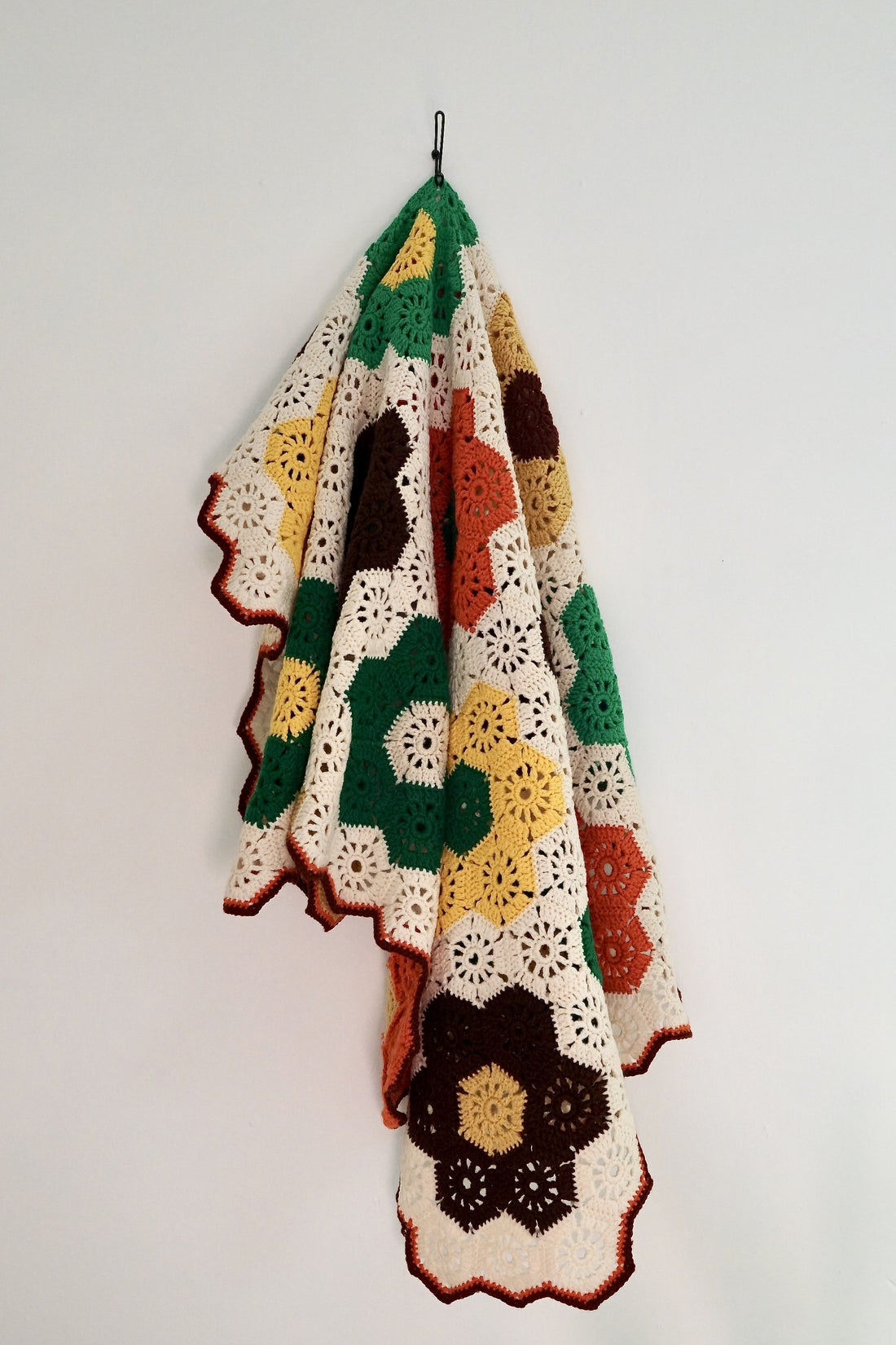 Vintage Crochet Honeycomb Throw-closiTherapi | vinTage