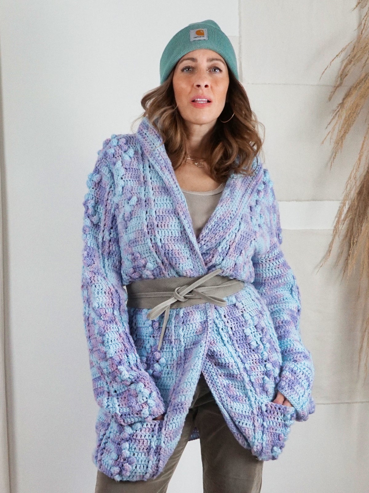 Vintage Crochet Space Dye Skyline Sweater-closiTherapi | vinTage